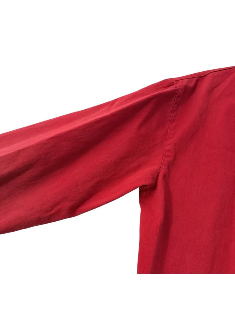 VTG Polo Ralph Lauren Red RL-92 USA Full Zip Collared Cotton Jacket Mens Small